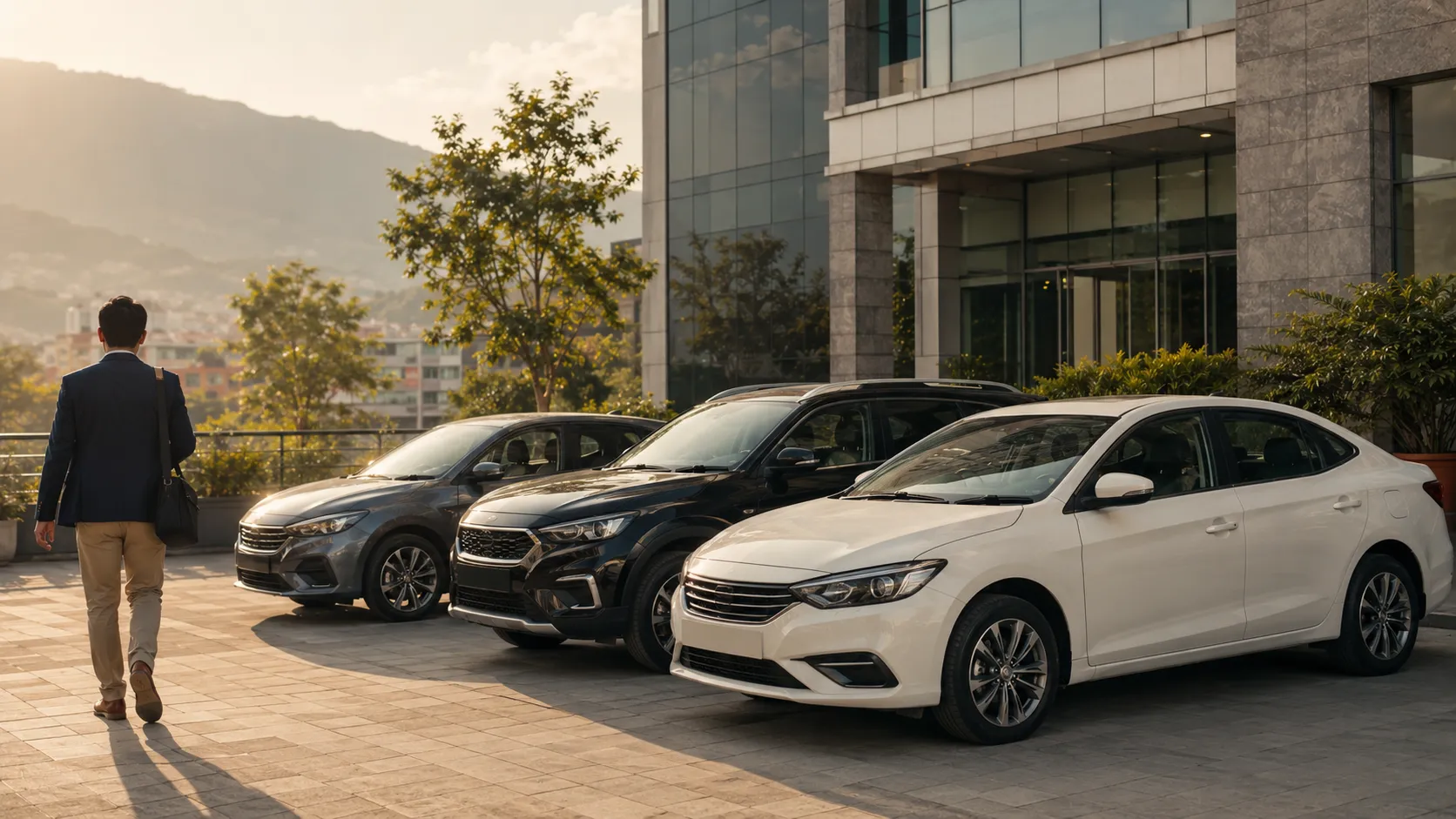 GMS Car Rental fleet for corporate and long-term rentals in Kathmandu
