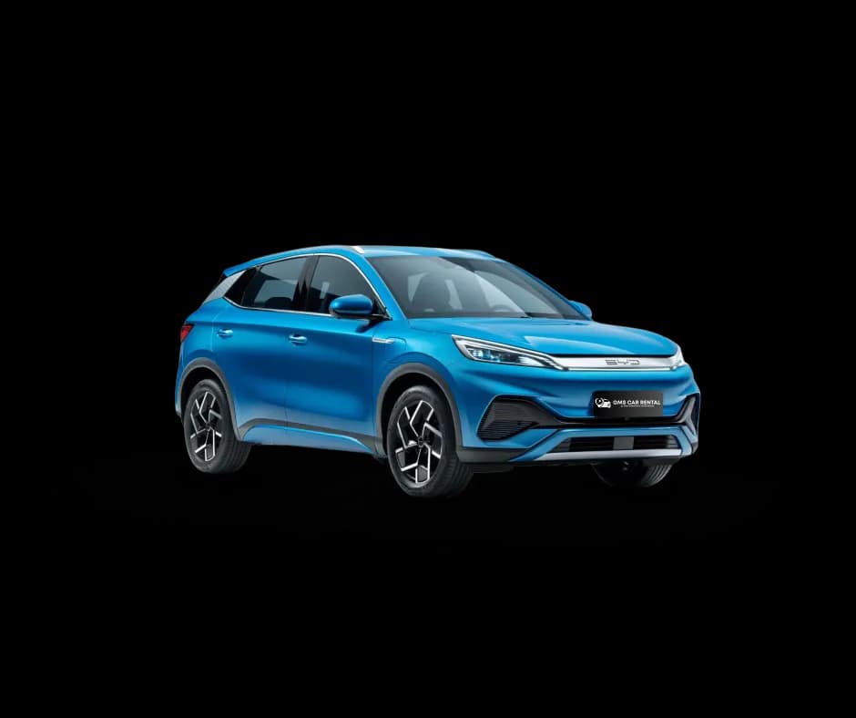 BYD electric car for rent in Kathmandu — GMS Car Rental EV fleet